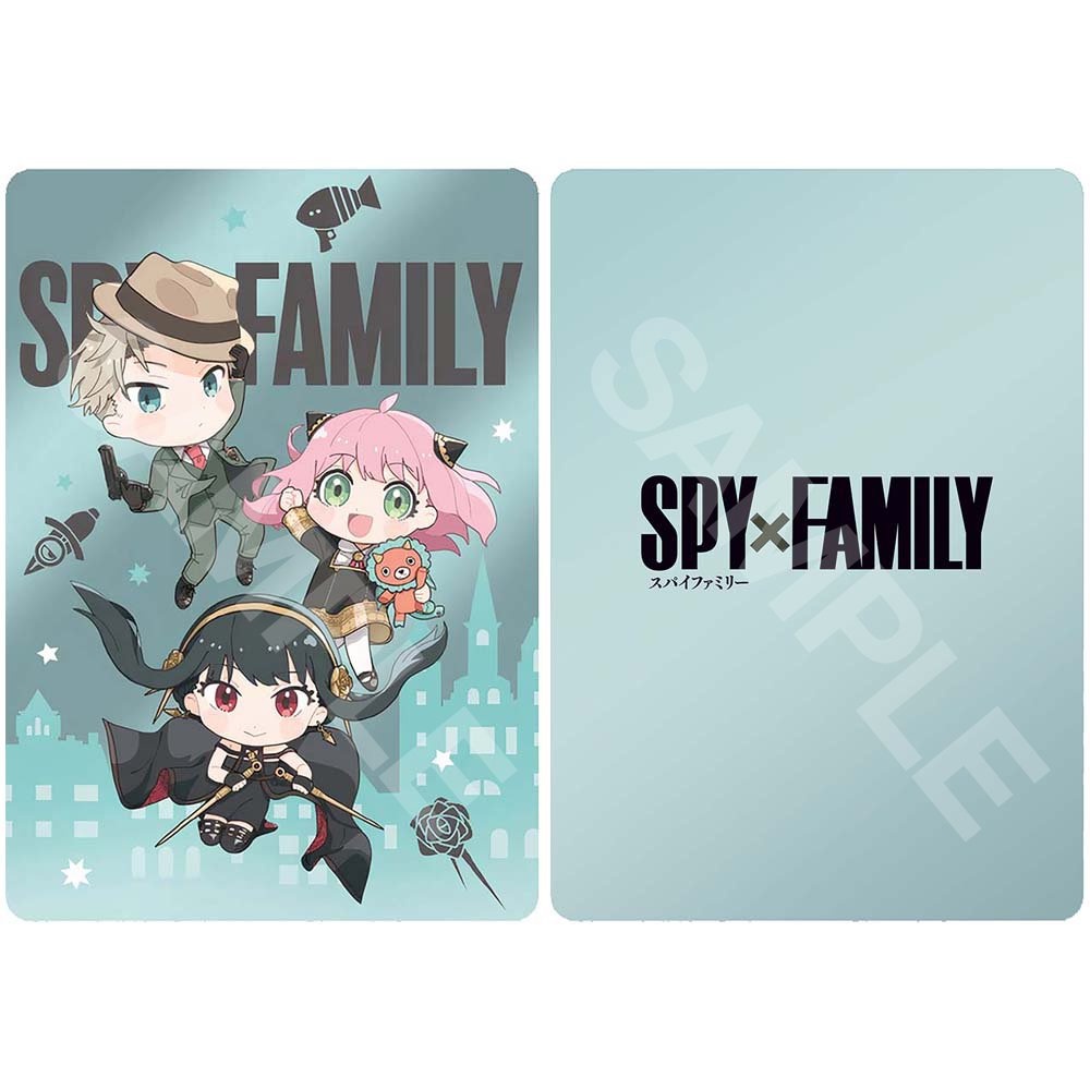Ảnh card bo góc in hình SPY X FAMILY Forger Family ver Gia Đình Điệp Viên thẻ bo viền 5*8cm anime chibi sưu tầm