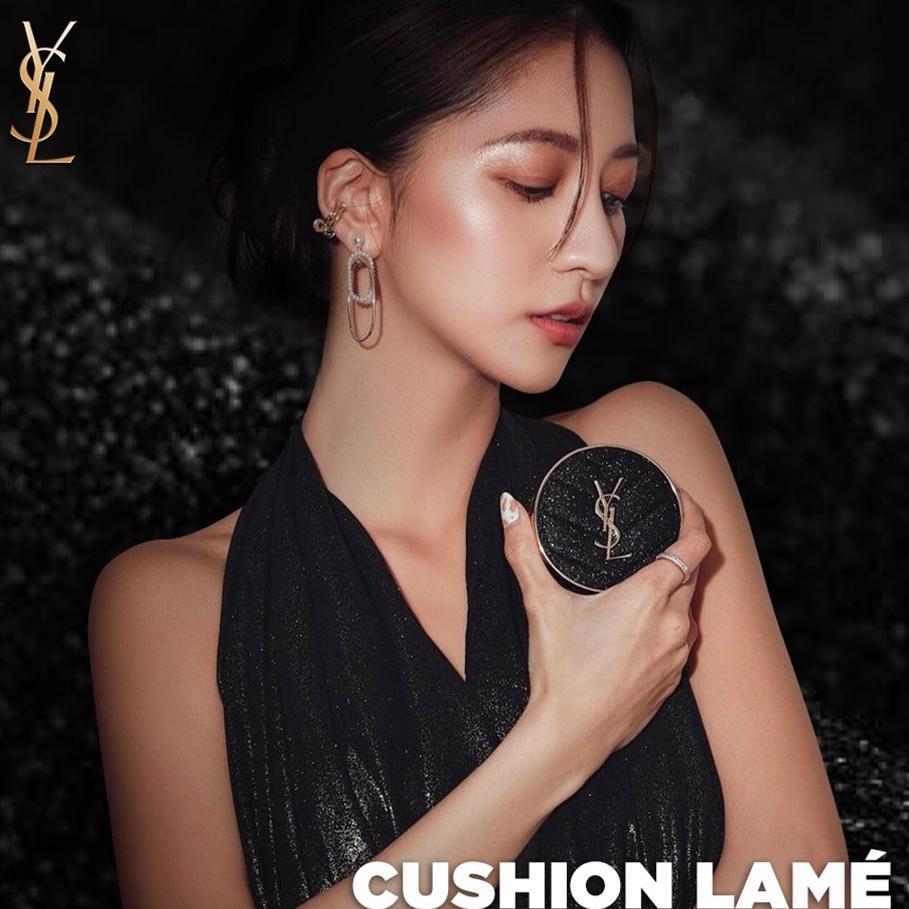 Phấn Nước YSL Le Cushion EDP Lamé Collector 2021 - Kiểm soát bóng nhờn tối ưu với công nghệ hạt phấn cực mịn