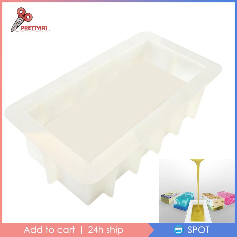 1 Khuôn Làm Bánh Xà Phòng / Thạch Hình Chữ Nhật DIY