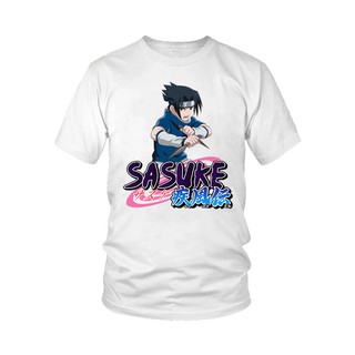 Áo thun in hình Naruto Sasuke Uchiha Mẫu 13 (7 Màu)