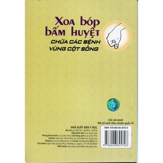 Sách - Xoa Bóp Bấm Huyệt Chữa Các Bệnh Vùng Cột Sống