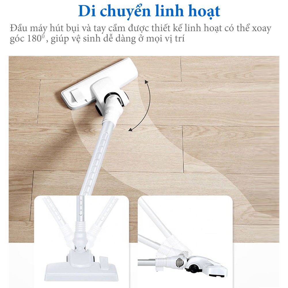 Máy hút bụi cầm tay tiện lợi  đa chức năng Elashome ELAS X01 lực hút cực khỏe bảo hành 12 tháng | BigBuy360 - bigbuy360.vn
