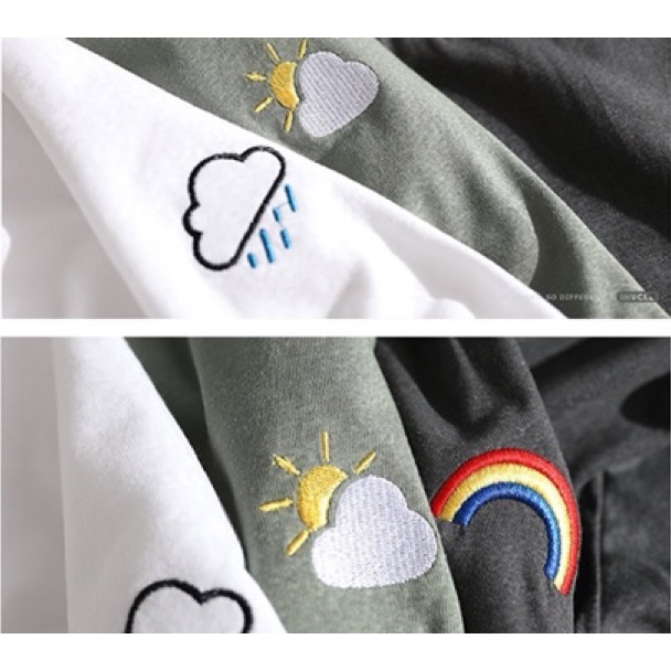 [Big Sale Áo phông icon cầu vồng sau mưa siêu cute | BigBuy360 - bigbuy360.vn