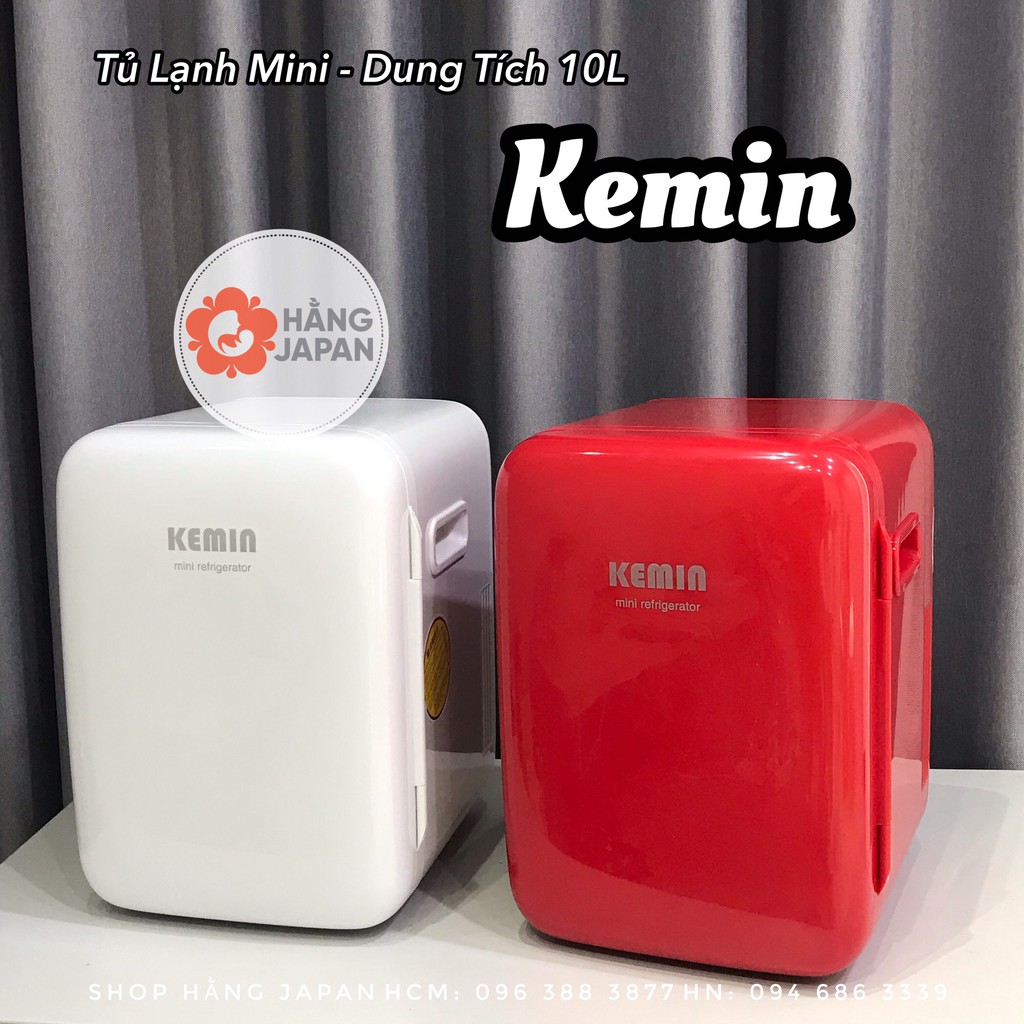 Tủ lạnh mini KEMIN Cao cấp (Dùng cả trên xe hơi và trong nhà) - Loại 10L/ 14L/ 25L/ 22L/ 32L - BH 1 NĂM CHÍNH HÃNG