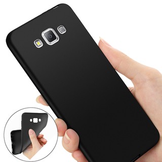 Ốp điện thoại silicon mềm nhám màu đen dành cho Samsung Galaxy A02 A02S A33 A12 M12 A3 A5 A7
