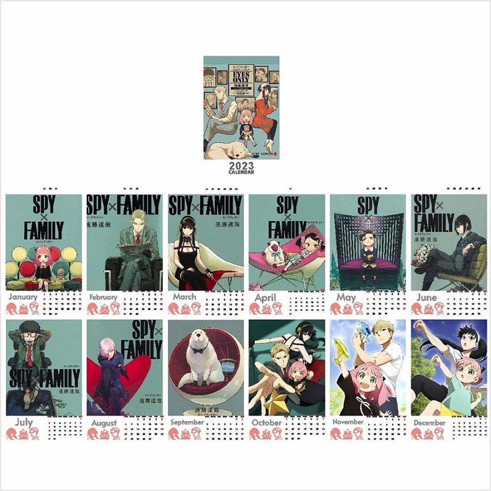 Lịch Để Bàn 2023 Có Giá Đỡ Bằng Giấy In Hình Anime