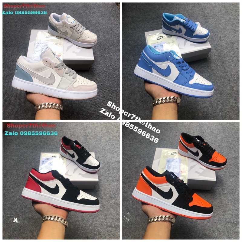 [Tặng Hộp tất và lọ tẩy bill)Giày Thể Thao J.D Cổ Thấp Nam Nữ