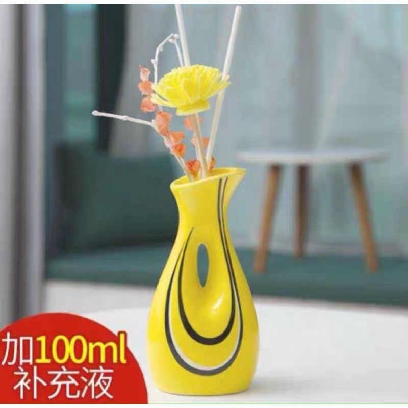 Tinh dầu thơm phòng hình lọ hoa decor spa, phòng khách