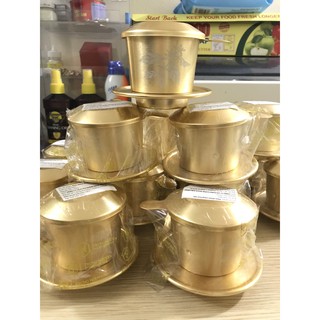 PHIN NHÔM MẠ VÀNG HOA VĂN