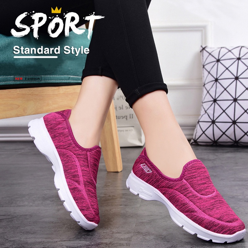 Giày thể thao nữ TFUN mã "KC-SPQ", giày vải sneaker chất liệu vải thoáng khí đế cao tone dáng phong cách cá tính cao cấp | WebRaoVat - webraovat.net.vn