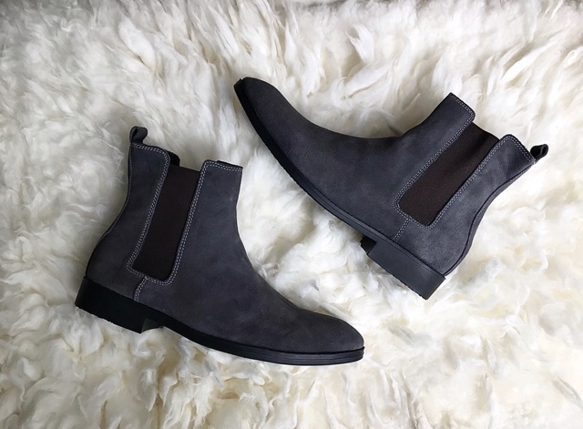 Giày chelsea boot da bò thật TEFOSS HT650 size 38-43 bụi bặm, sang trọng