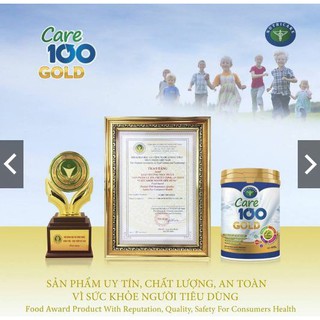 Sữa bột Nutri care 100 Gold 900g