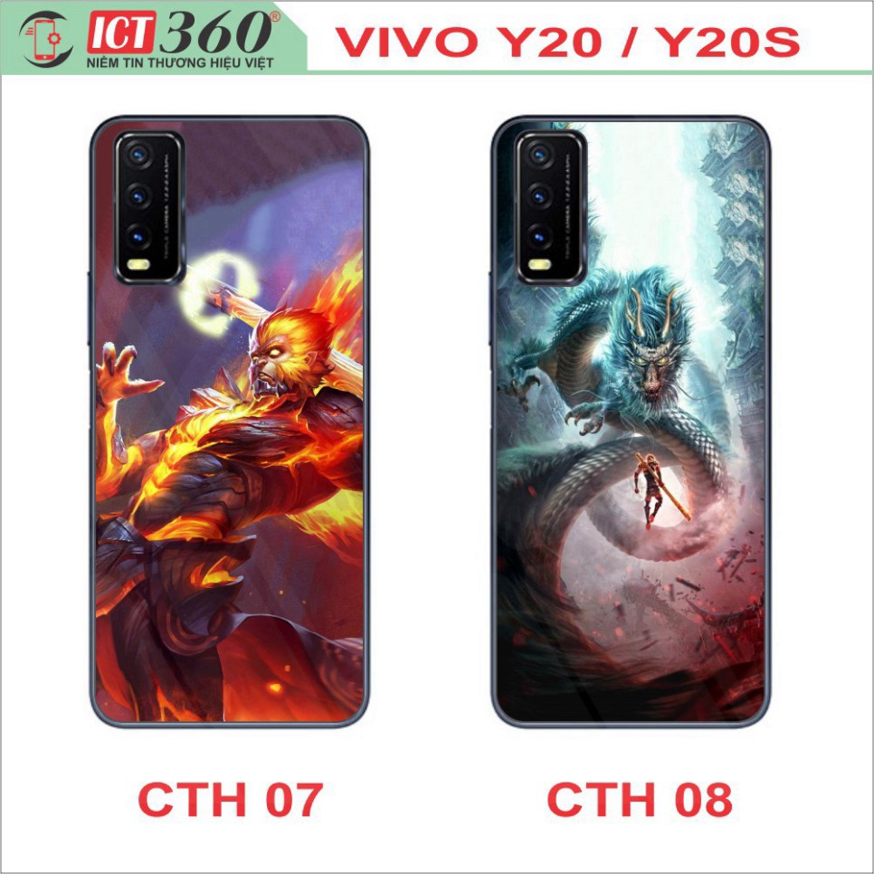 Ốp Lưng Kính Vivo Y20/Y20S/Y12S - in Theo Yêu Cầu - Nhiều Hình