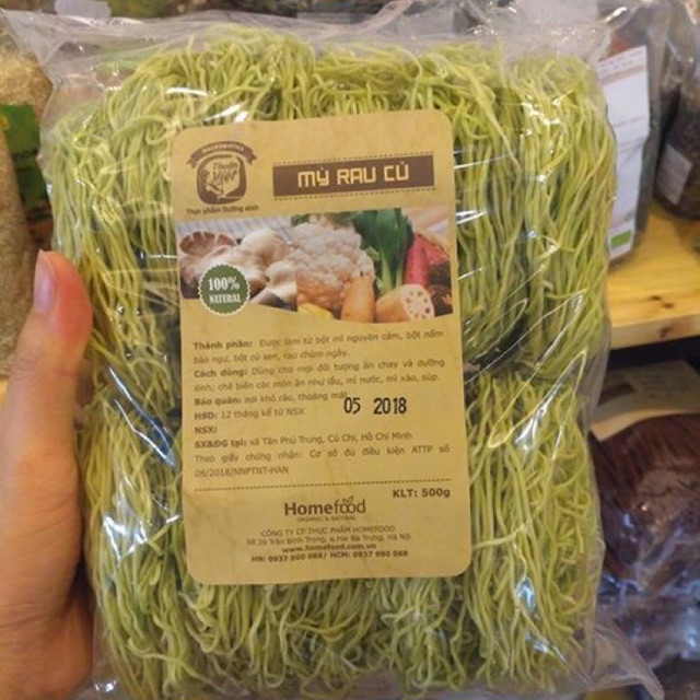 Mỳ rau củ Homefood