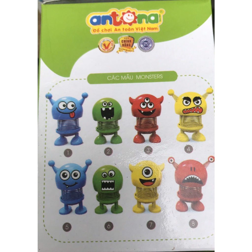 Đồ Chơi Sơ Sinh Emoji Funny Monster (Hộp xanh) Antona ST.289 Cho Bé Chơi Vui Nhộn