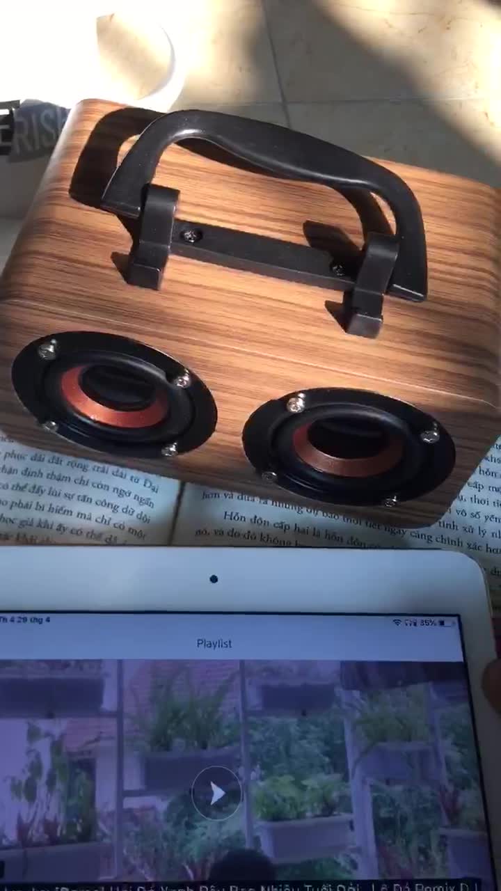 (1 ĐỔI 1) Loa bluetooth mini gỗ Vintage decor (Follow shop để nhận mã giảm giá) | BigBuy360 - bigbuy360.vn
