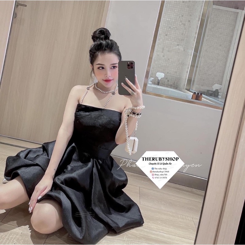 Đầm công chúa ngọc trinh xoè phồng