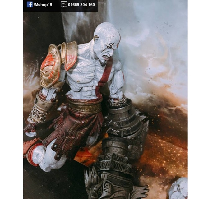 Mô hình Kratos God of War GOW hãng NECA - Avengers PS3 PS4