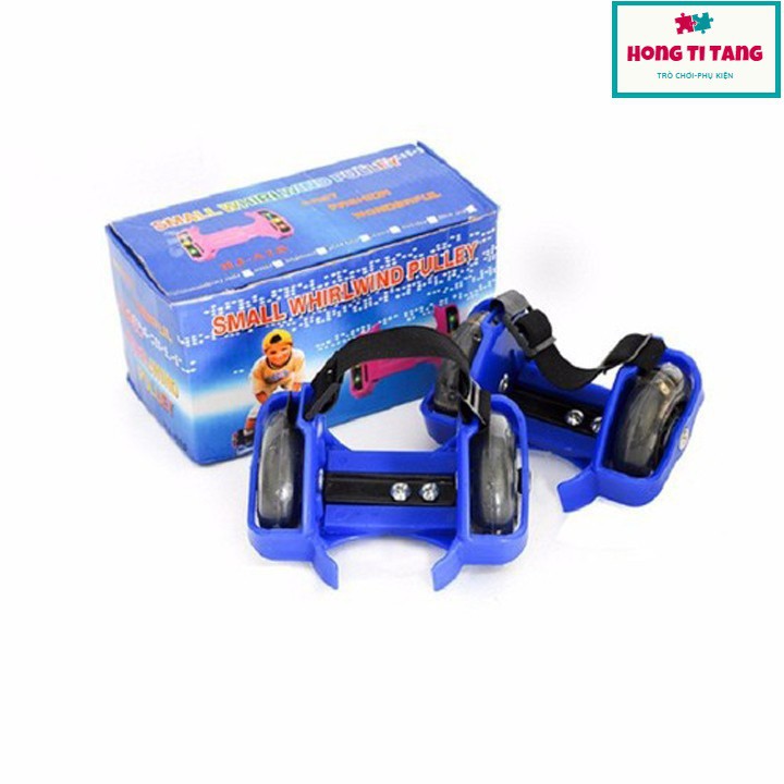 COMBO Bánh xe gắn giày trượt patin 2 bánh có đèn led