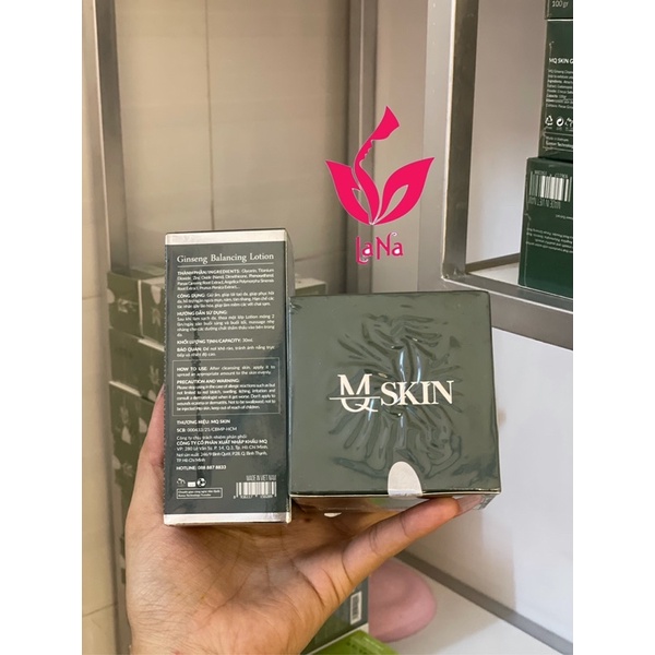 Combo bột rửa mặt + bb cream tái tạo da mqskin