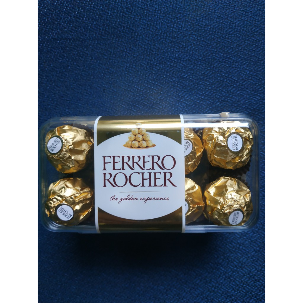 socola ferrero rocher the golden experience hộp 200g gồm 16 viên