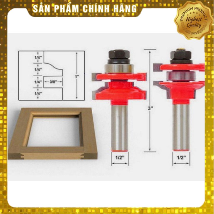 MŨI PHAY GHÉP CỬA BẾP- TỦ QUẦN ÁO CHỈ NGÃ 10MM