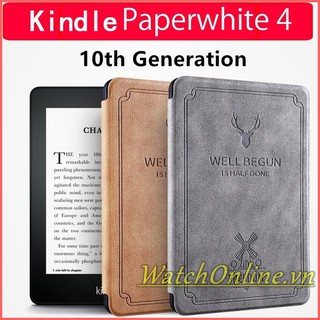 Bao da máy đọc sách Kindle Paperwhite 4 họa tiết hươu