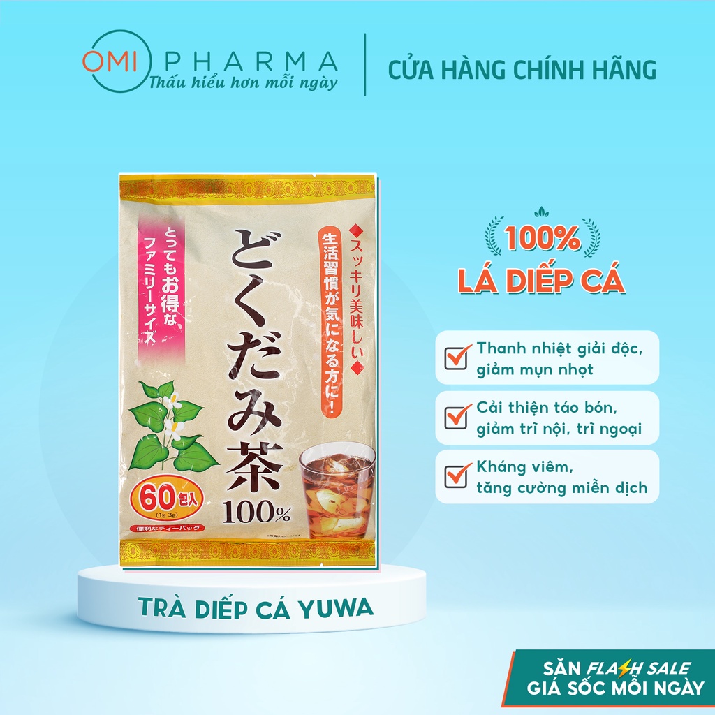 Trà Yuwa 100% Từ Thiên Nhiên Thải Độc, Thanh Lọc Cơ Thể, Giảm Stress, Giảm Cân, Đẹp Da ( Nhiều Lựa Chọn Khác Nhau)