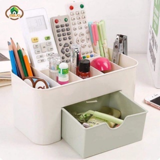 Khay đựng mỹ phẩm nhựa nhiều ngăn đa năng kích thước 22x10x10,3cm