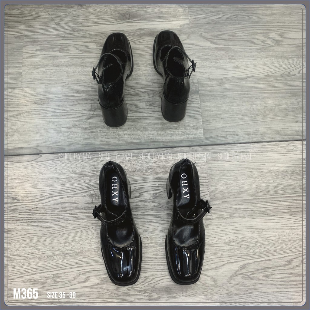 Giày cao gót da bóng 7 phân nữ M365 SHOEBYMAI
