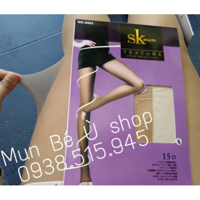 Quần tất SK Angel dạng xỏ ngón tiện lợi cho giày xăng đan cao gót hở ngón chất quần siêu dai siêu trong chống xước