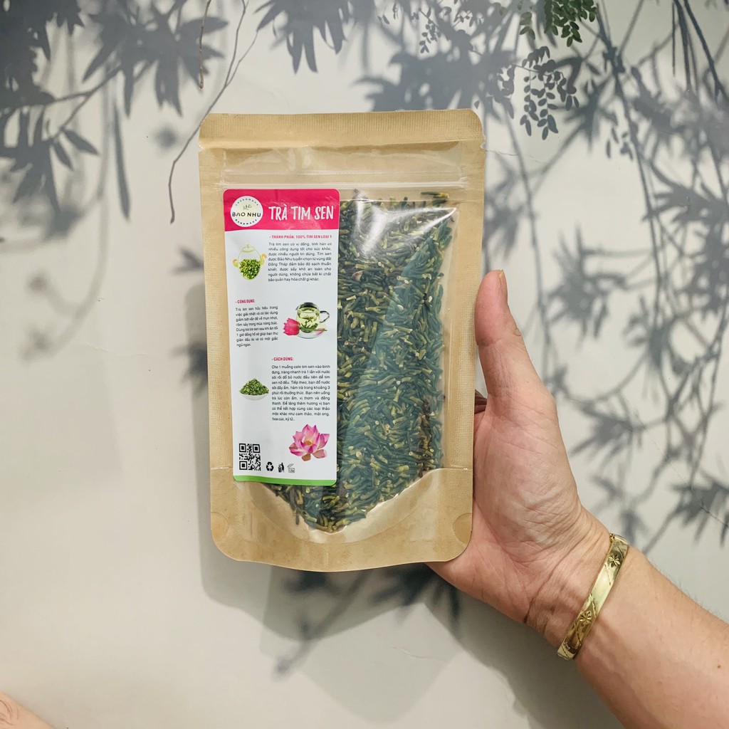 Trà Tâm Sen  Sấy Khô 100gr Loại Đẹp Giúp Ngủ Ngon Thanh Nhiệt
