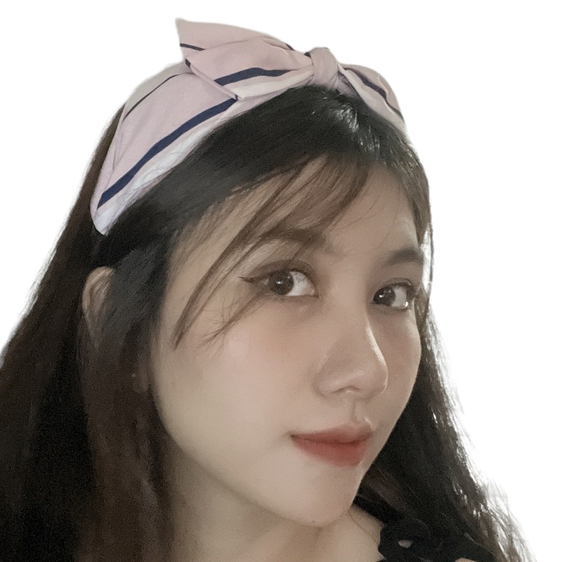 Cài tóc nơ xinh thời trang nữ dễ thương - Băng đô tóc nơ xinh
