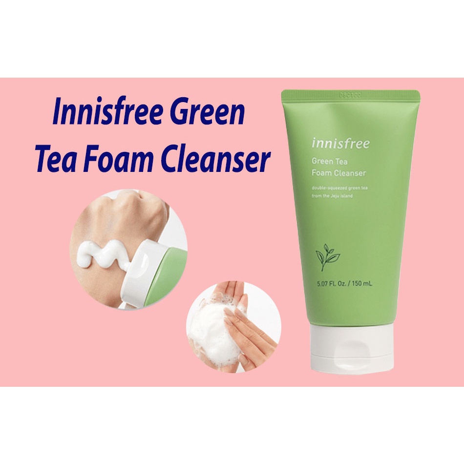 Sữa Rửa Mặt Trà Xanh Innisfree Green Tea Cleansing Foam 150ML- Donna.cosmetics | BigBuy360 - bigbuy360.vn