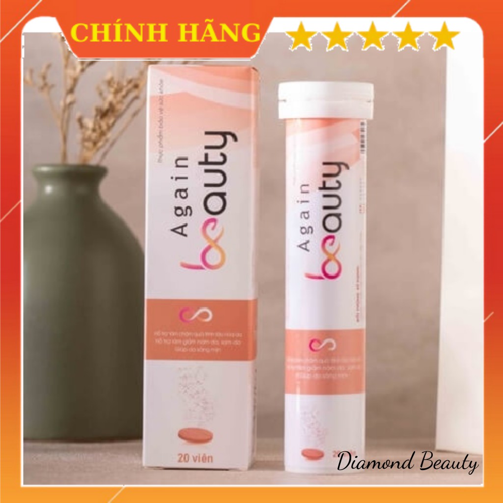 Viên sủi trắng da, nám Again Beauty hộp 20 viên