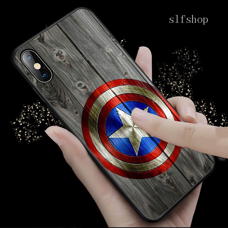 Ốp Điện Thoại Mềm In Logo Captain America Cho Htc 10 Pro D10W E8 M7 One Me X9 X10 820mini 620 10 Evo E9 Plus