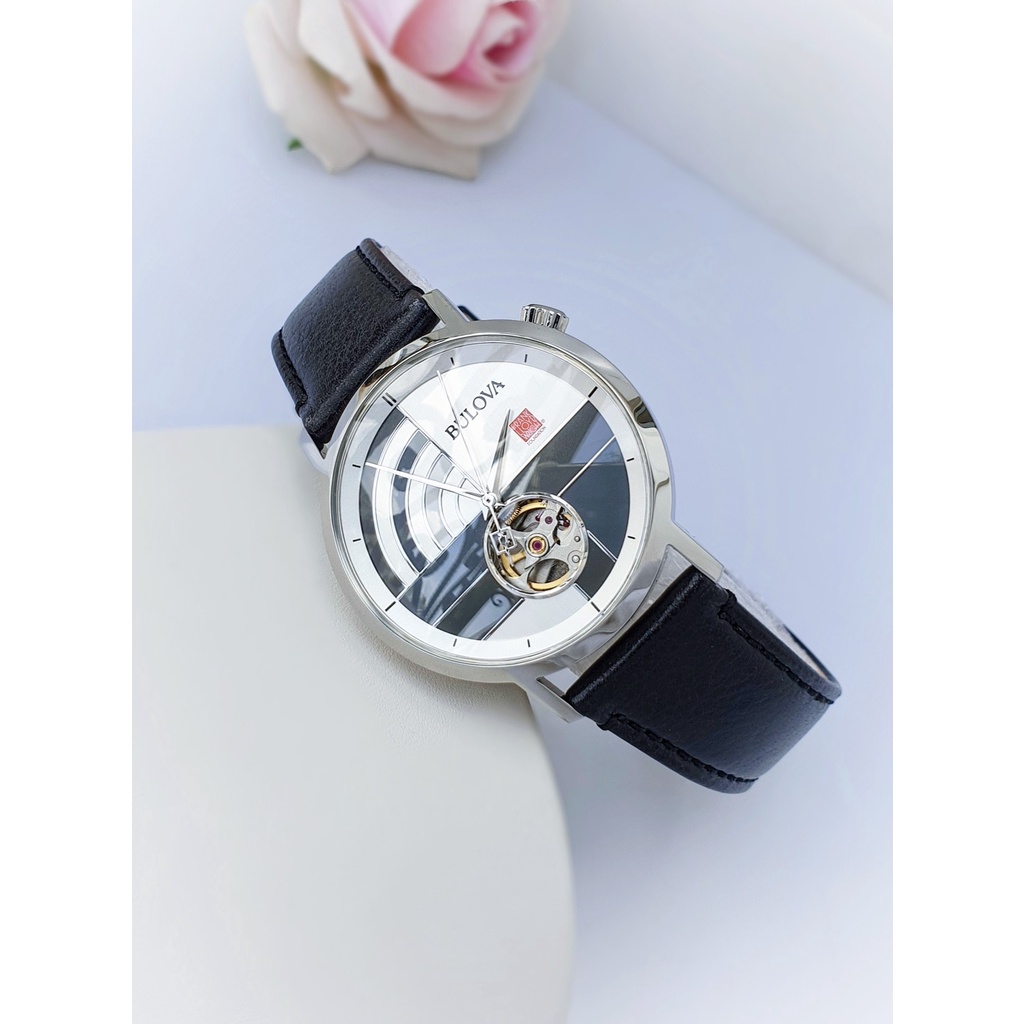 Đồng hồ nam chính hãng Bulova Oculus - Máy cơ tự động Automatic - Kính cường lực