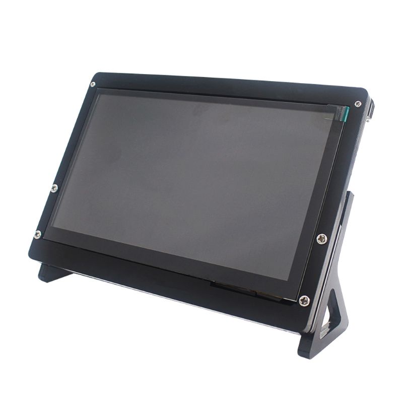 SHAS 7 Inch Capacitive Touch Screen Monitor 1024×600 HD LCD Display HDMI-compatible Input Built in Speaker for Raspberry Pi | BigBuy360 - bigbuy360.vn