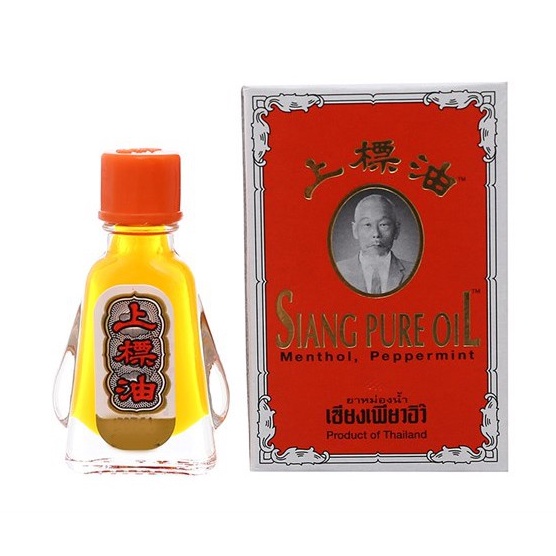 Dầu gió đỏ Thái Lan Siang Pure Oil 7cc chai lớn