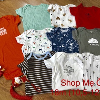 Combo 6 bodysuit cho bé 3-24m