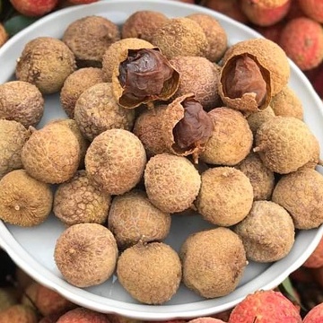 Vải thiều sấy khô Bắc Giang nhà làm, món ăn vặt, quà biếu thơm ngon