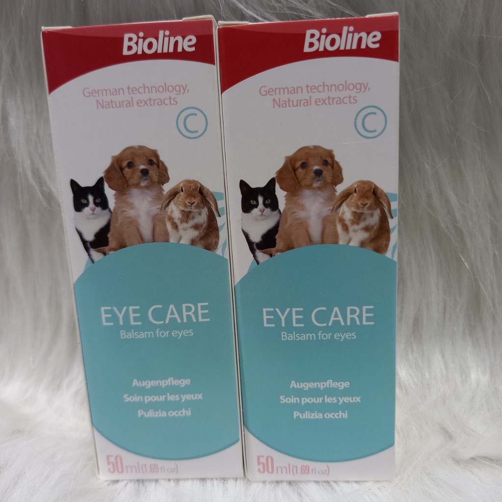 Nhỏ mắt cho chó mèo thỏ Bioline 50ml