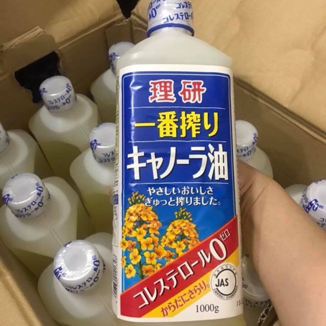 [Date Mới] Dầu ăn hoa cải Ajinomoto 1000ml hàng Nhật nội địa LIKE TOKYO