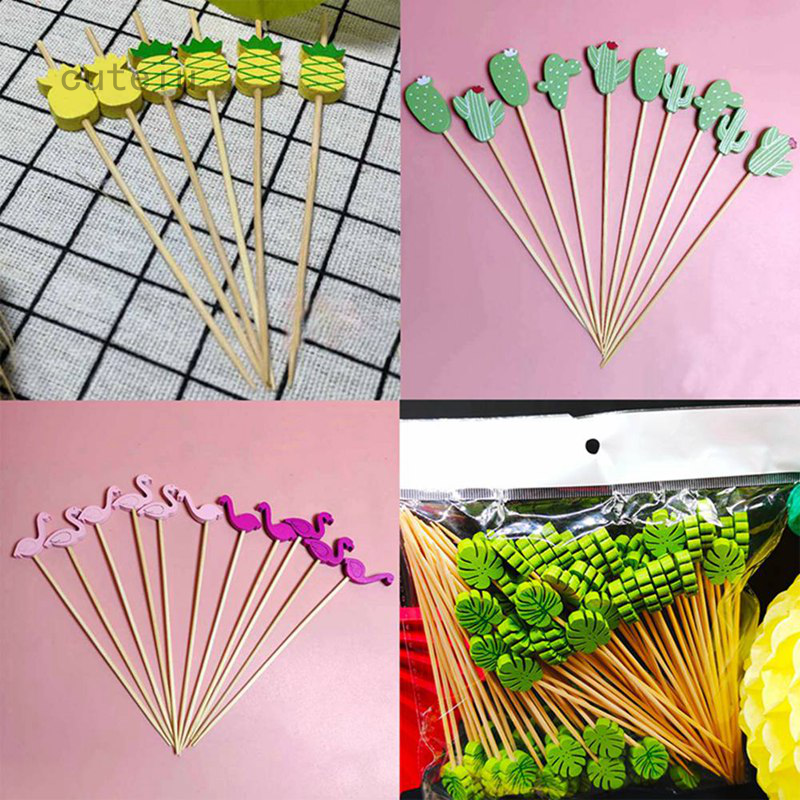 100 Que Tre Ăn Trái Cây Trang Trí Đa Năng Tiện Dụng