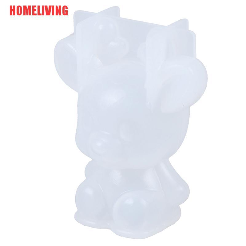 [HOMELIVING] Khuôn silicone Hình Gấu Hình Học DIY Âm Thanh Nổi Trang Trí Gương