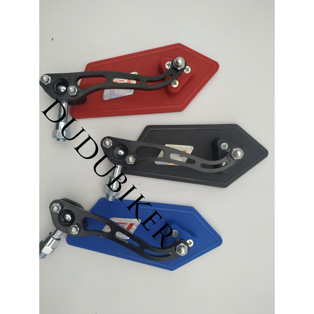 Gương chiếu hậu xe máy giá rẻ mẫu vát FI chân 10li ren xuôi nhiều màu sắc, bền bỉ chắc chắn