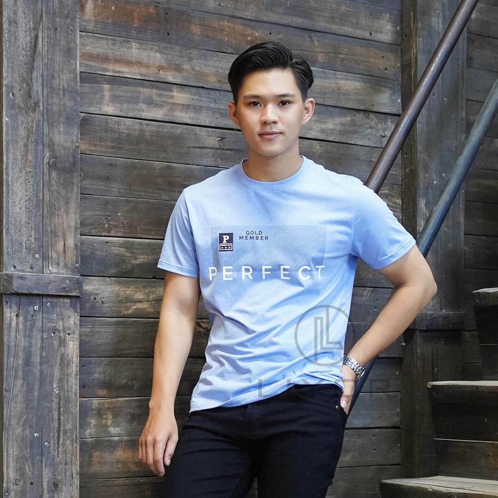 Áo thun cotton nam, áo phông nam Liyorstore in chữ trẻ trung - ACT4042