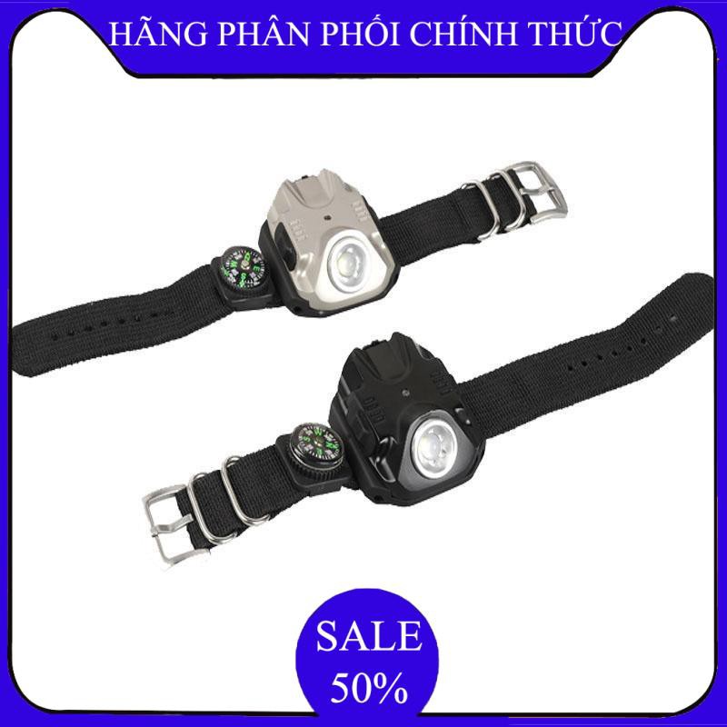 ✔️ Đèn pin đeo tay,Đèn Led Siêu Sáng đeo tay Kiêm La Bàn Phượt - DH2211 ()  - Bảo hành úy tín 1 đổi 1