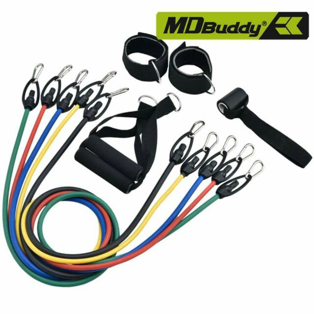 Bộ 5 dây tập thể dục đàn hồi MDBuddy