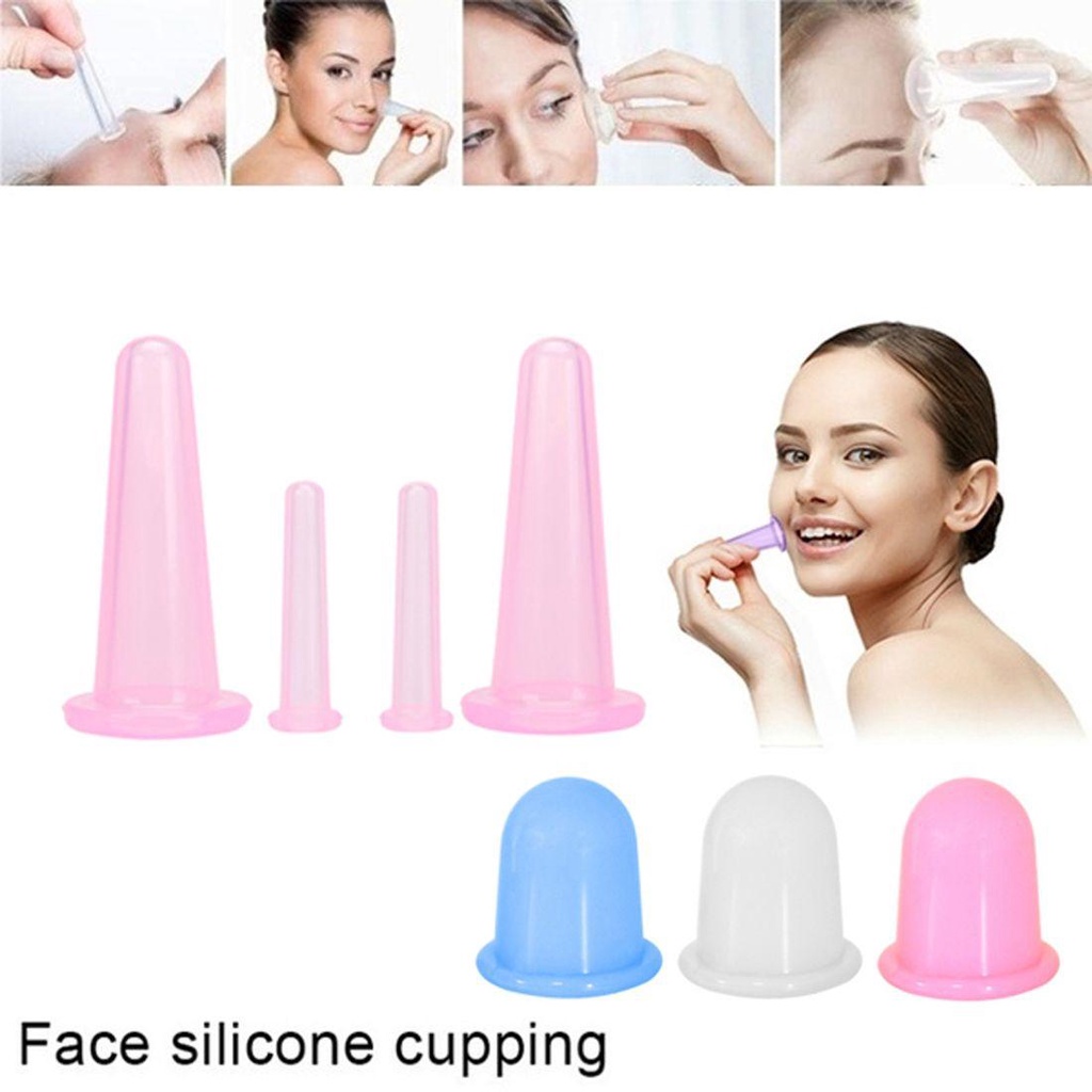 DYRUIDOJ Cốc Giác Hơi Mát Xa Giảm Đau Bằng Silicone Phong Cách Trung Hoa